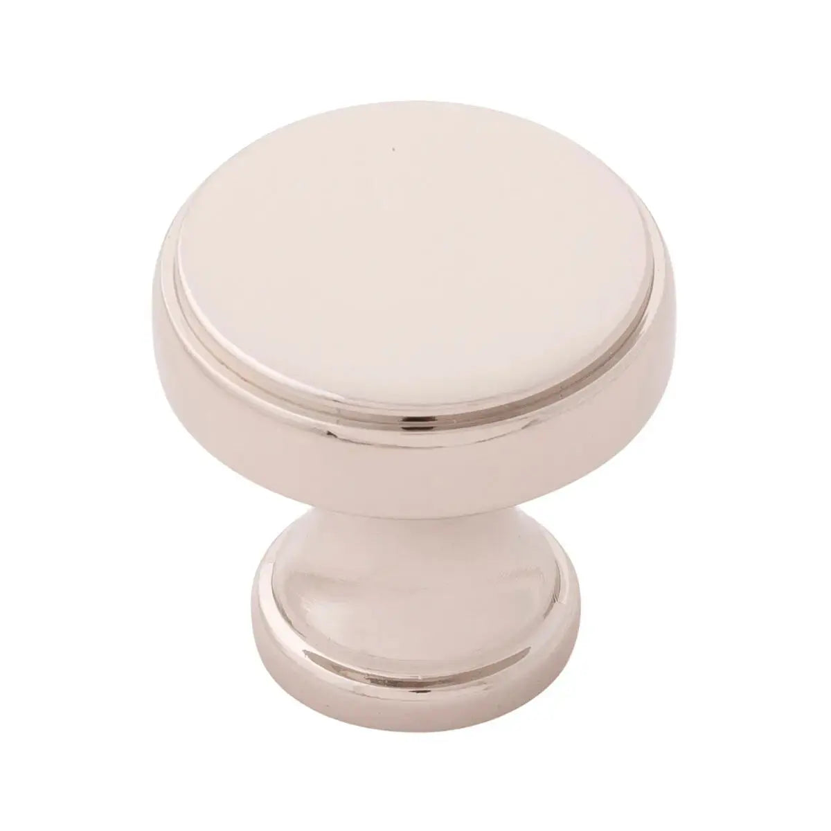 Belwith Keeler 1-1/4 Inch Diameter Sinclaire Round Knob - Polished Nickel