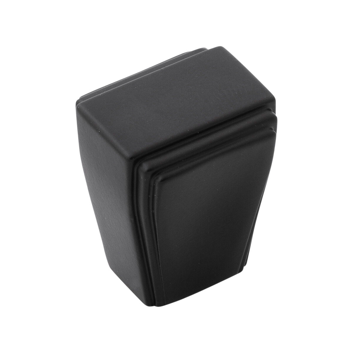 Belwith Keeler 1 Inch x 7/8 Inch Belleclaire Conical Knob - Matte Black