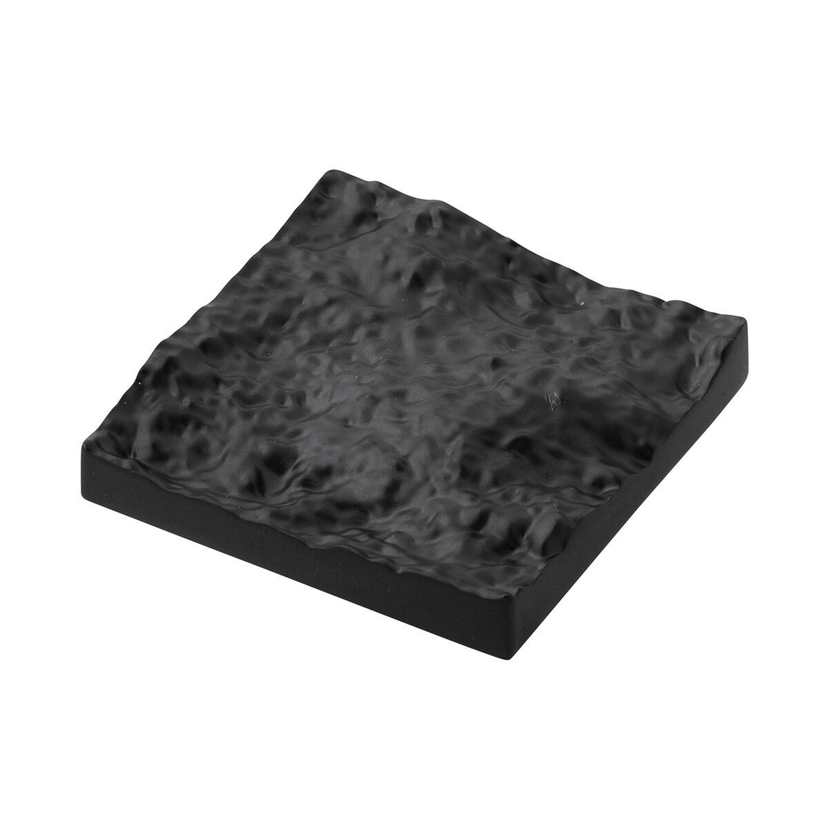 Belwith Keeler 2 Inch Square Sandrine Square Knob - Black Mist