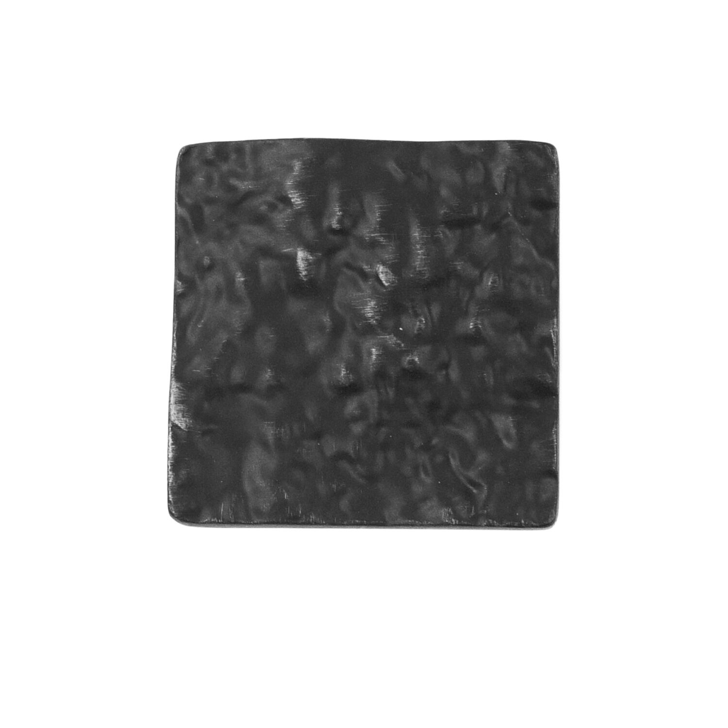 Belwith Keeler 2 Inch Square Sandrine Square Knob - Black Mist