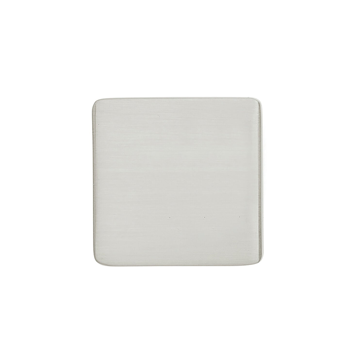Belwith Keeler 1 Inch Square Brighton Square Knob - Satin Nickel