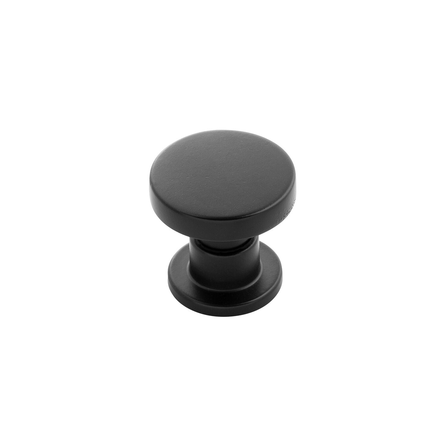 Belwith Keeler 1-1/4 Inch Diameter Urbane Round Knob - Matte Black