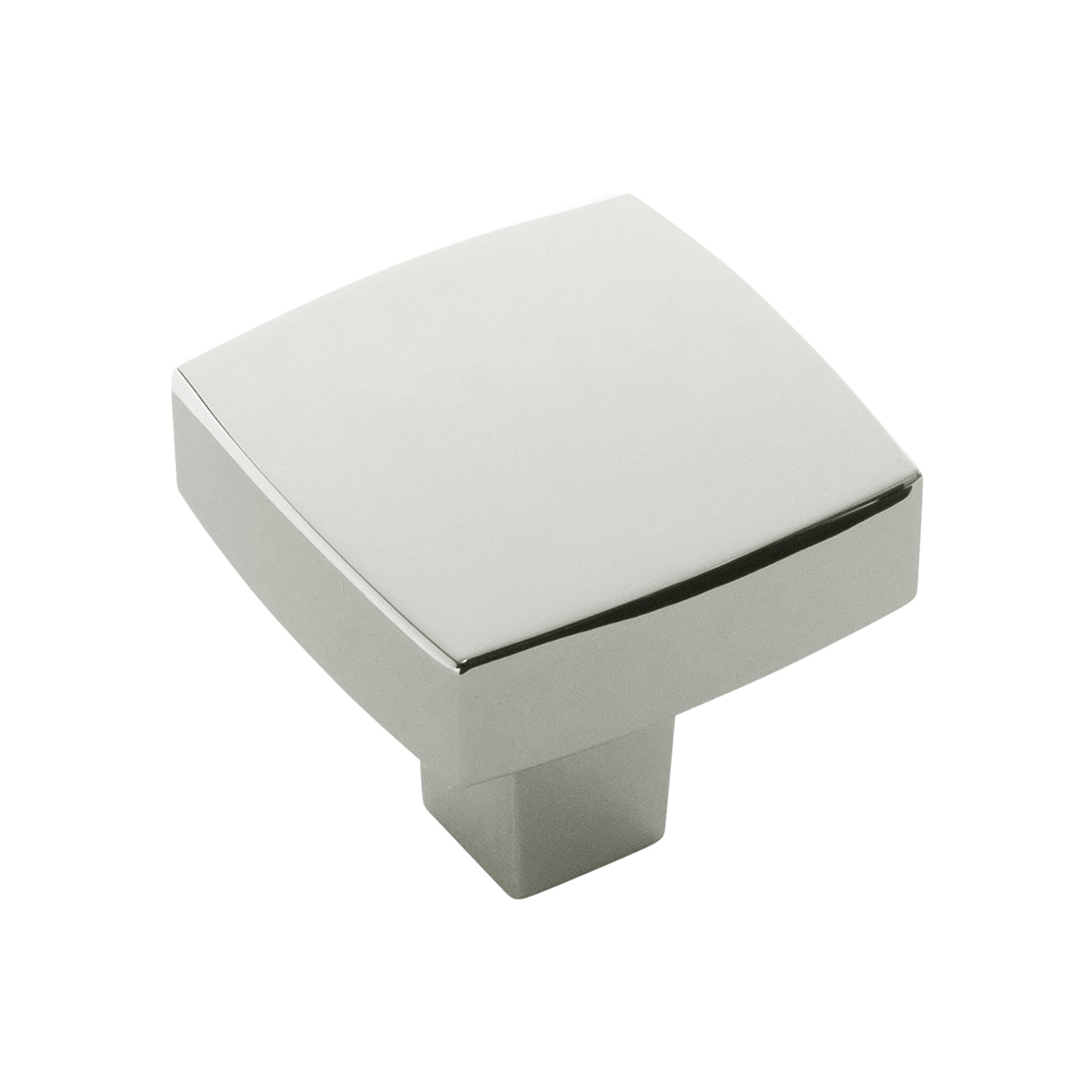 Belwith Keeler 1-1/4 Inch Square Coventry Square Knob - Polished Nickel