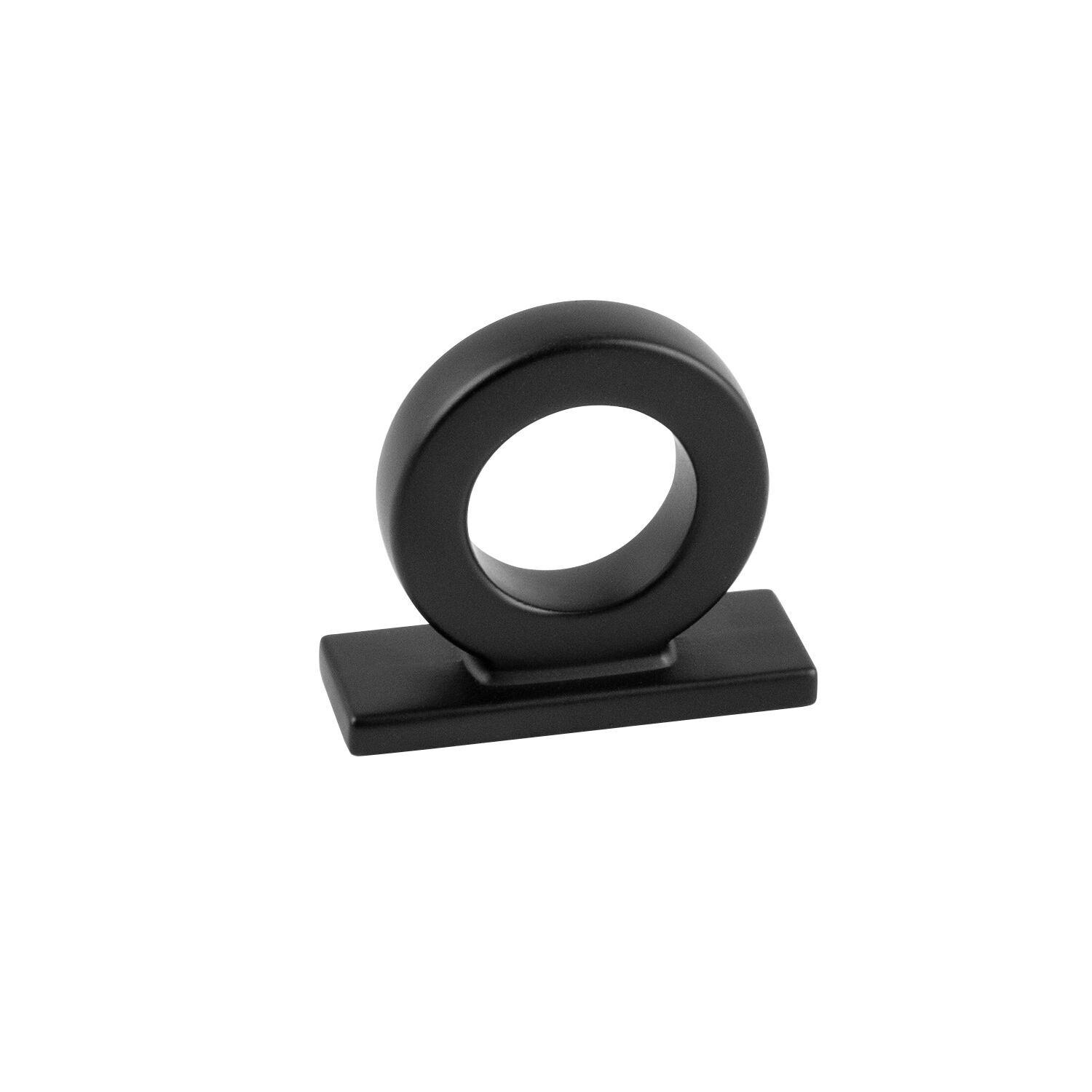 Belwith Keeler 1-3/4 Inch x 5/8 Inch Corsa Ring Knob - Matte Black