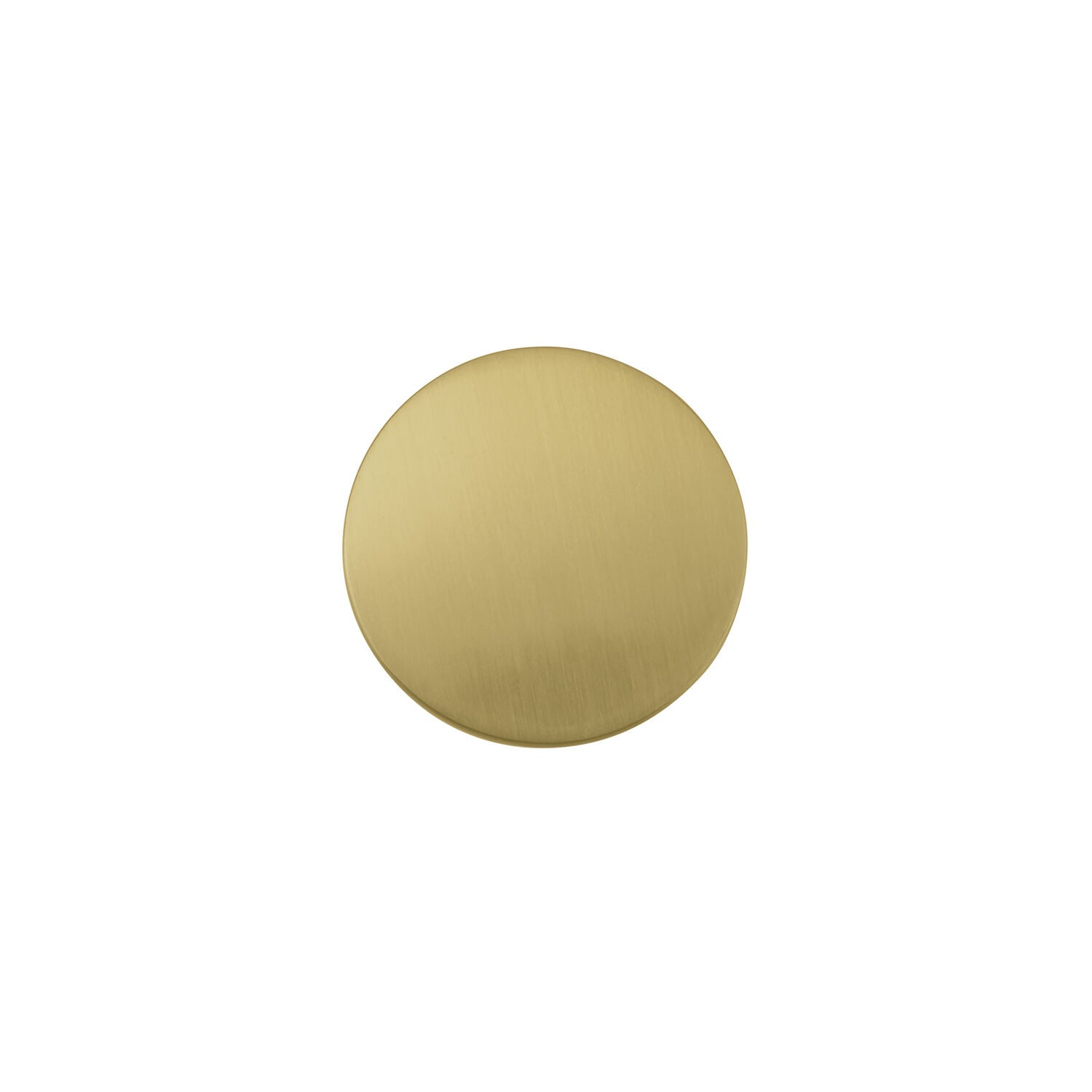 Belwith Keeler 1-1/4 Inch Diameter Anders Round Knob - Brushed Golden Brass