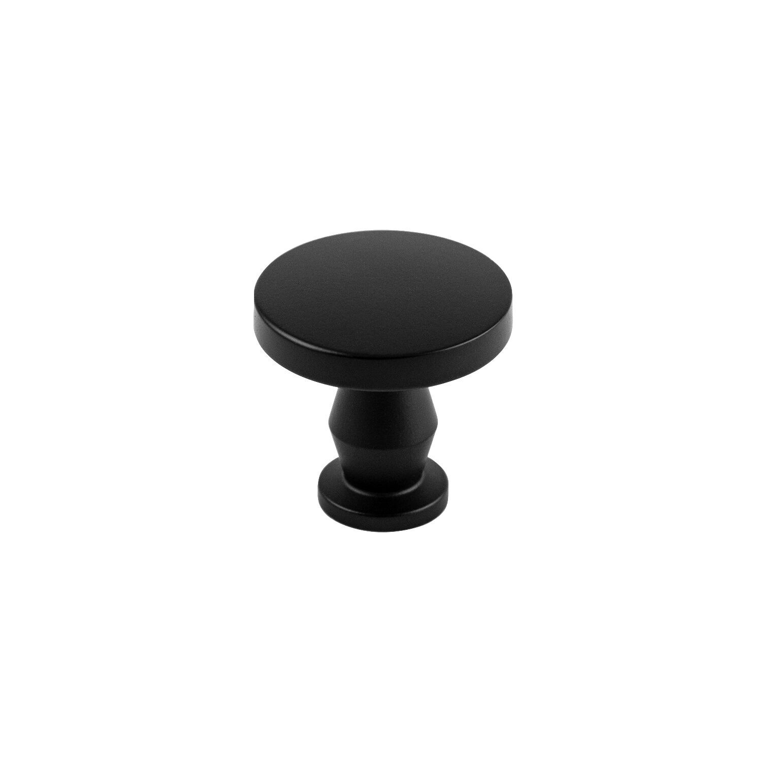 Belwith Keeler 1-1/4 Inch Diameter Anders Round Knob - Matte Black