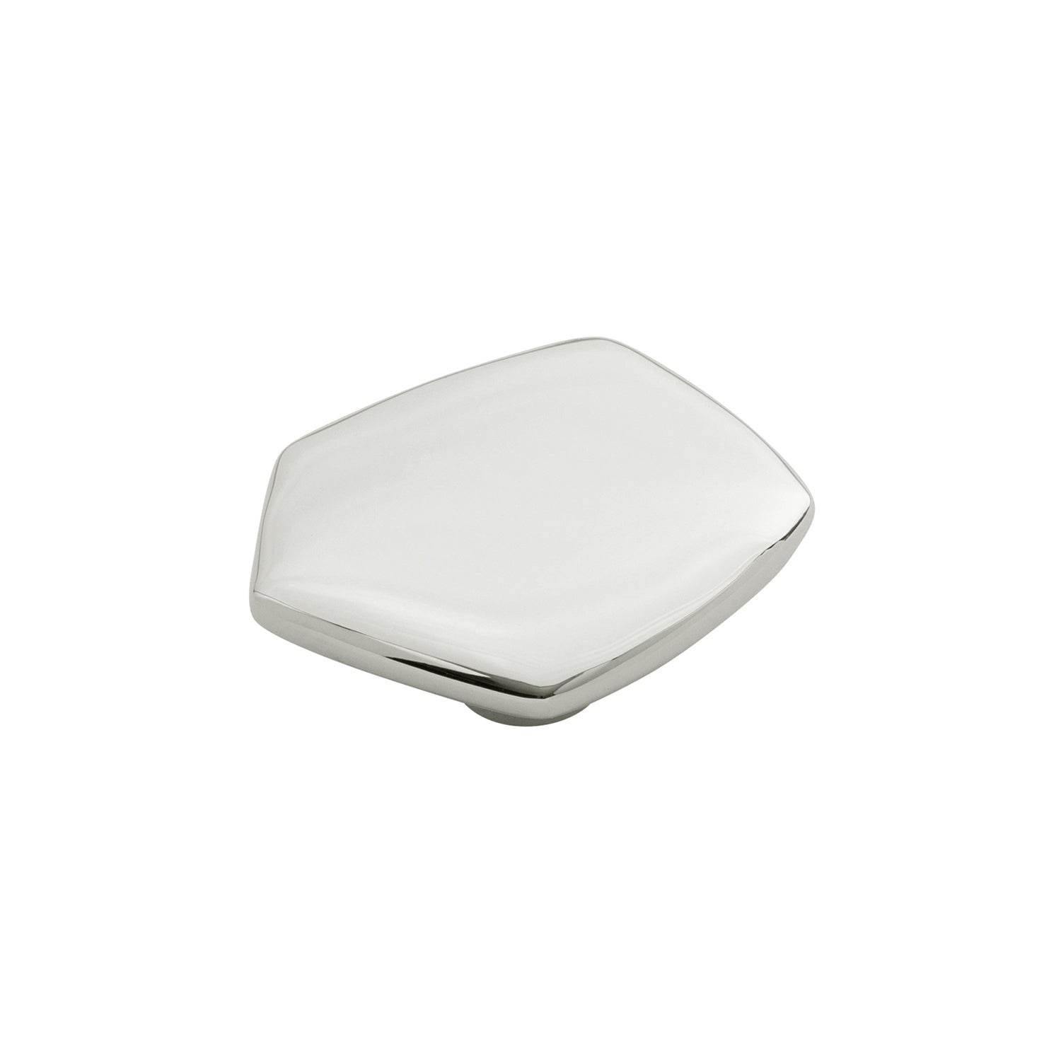 Belwith Keeler 2-15/16 Inch x 2-1/8 Inch Pebble Knob - Polished Nickel