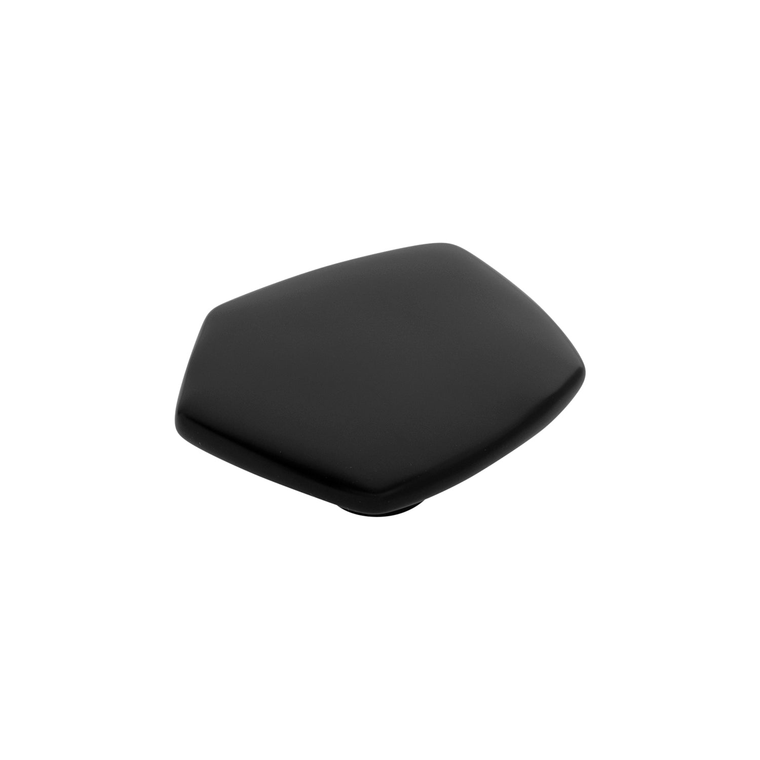 Belwith Keeler 2-15/16 Inch x 2-1/8 Inch Pebble Knob - Matte Black