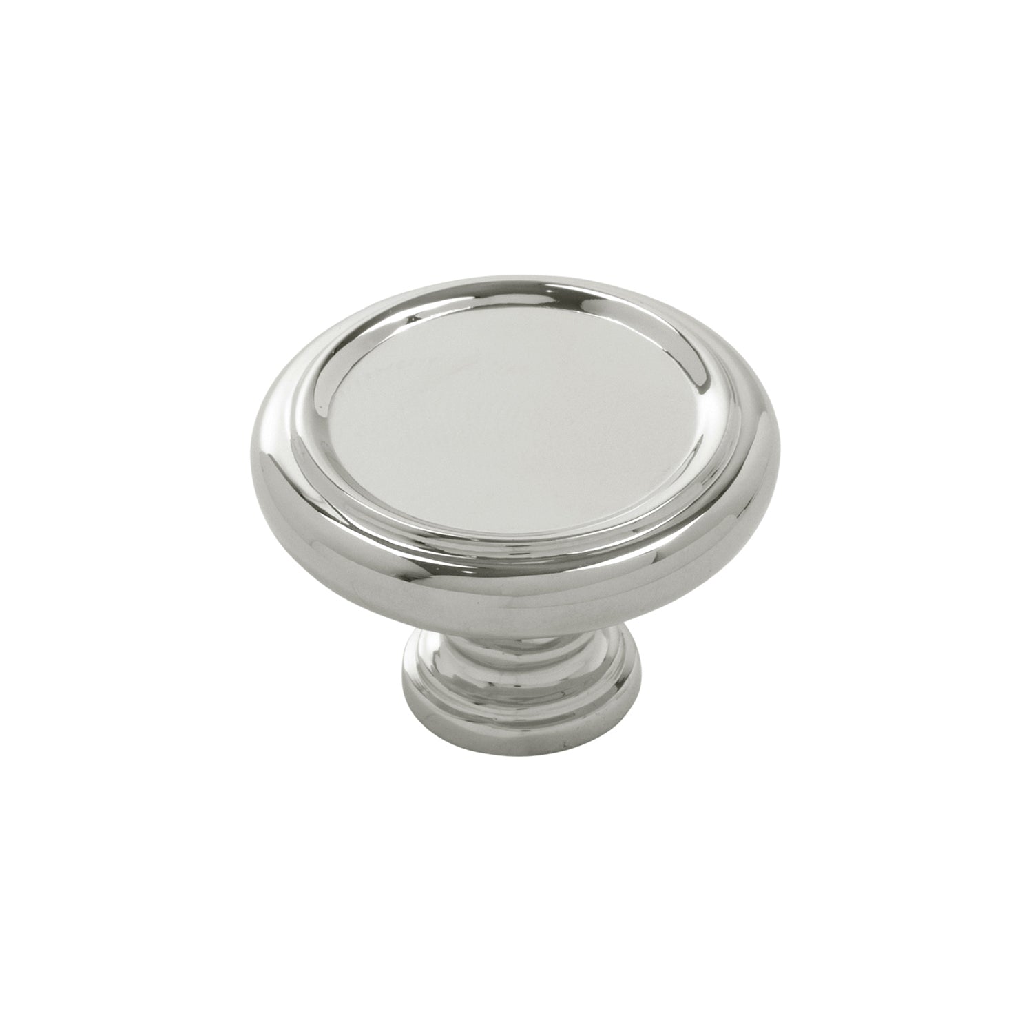 Belwith Keeler 1-1/2 Inch Diameter Berkshire Round Knob - Polished Nickel