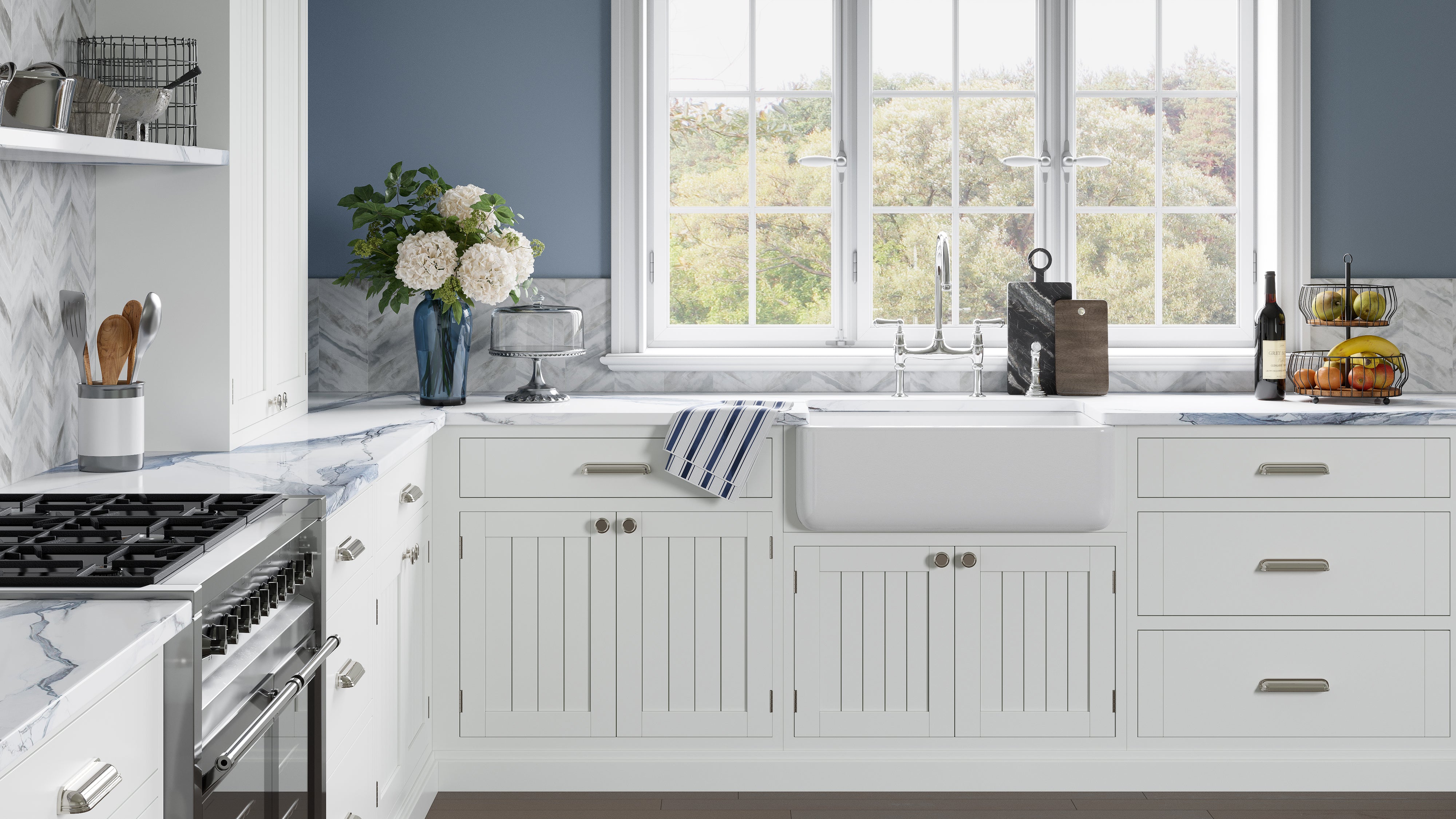 Belwith Keeler 1-1/2 Inch Diameter Berkshire Round Knob - Polished Nickel