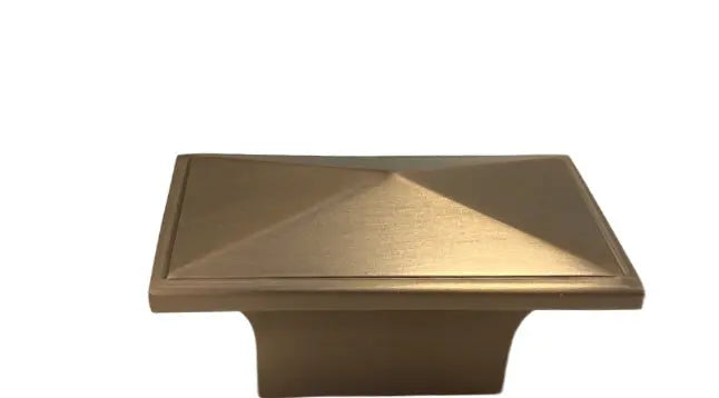 "One Point" modern Satin Brass knob One Point