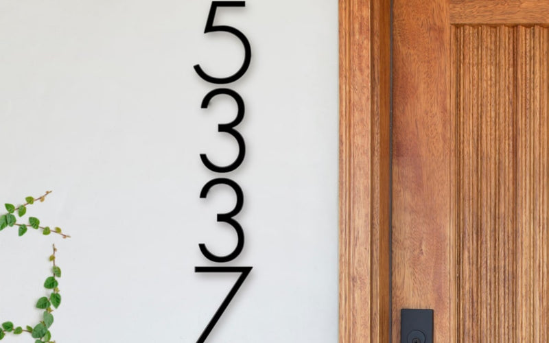 Emtek 7" Modern House Numbers - Hentell