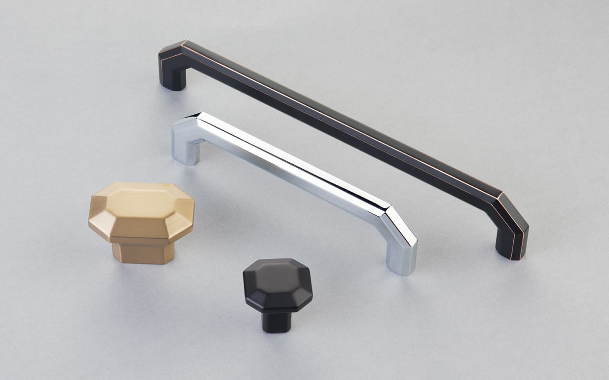 Emtek Riviera Rectangular Cabinet Knob - Hentell