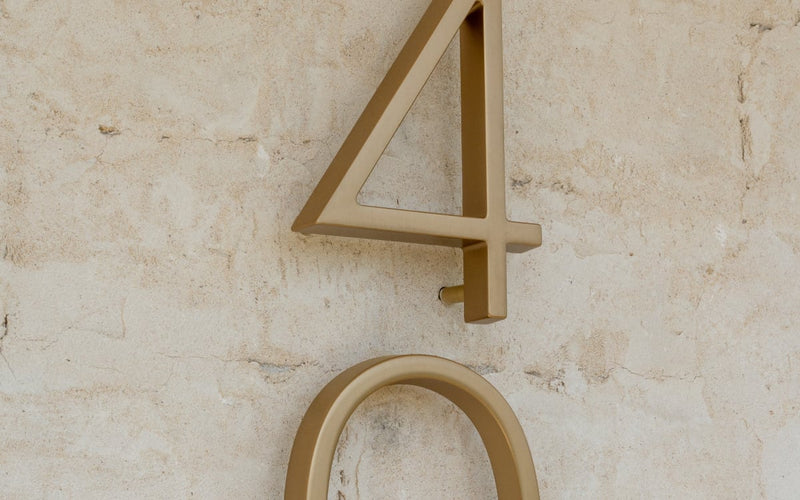 7" Modern House Numbers