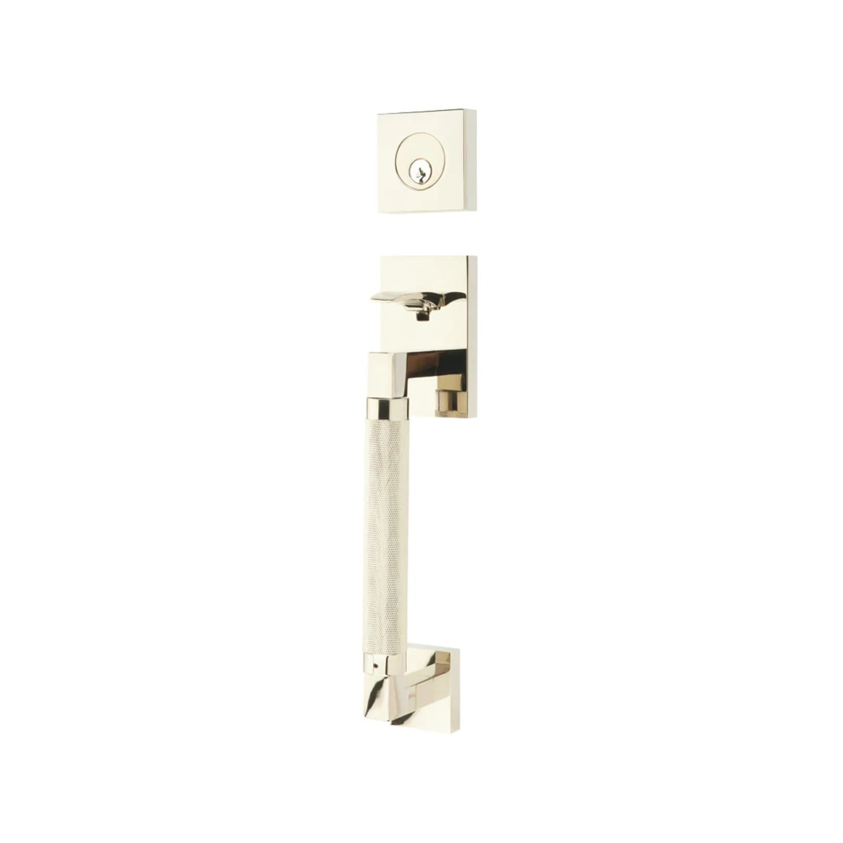 Emtek Hercules Knurled Sectional Tubular Entry Set