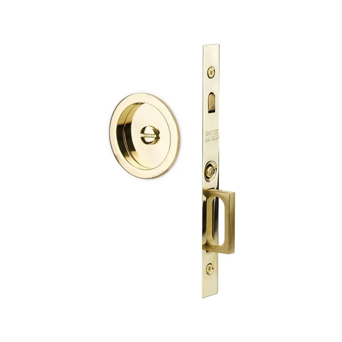Emtek Round Pocket Door Mortise Lock - Hentell
