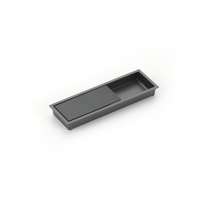 Schaub MODO, Recessed Pull, Gun Metal, 6-1/4" x 2" Overall