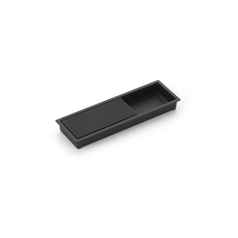 Schaub MODO, Recessed Pull, Matte Black, 6-1/4" x 2" Overall