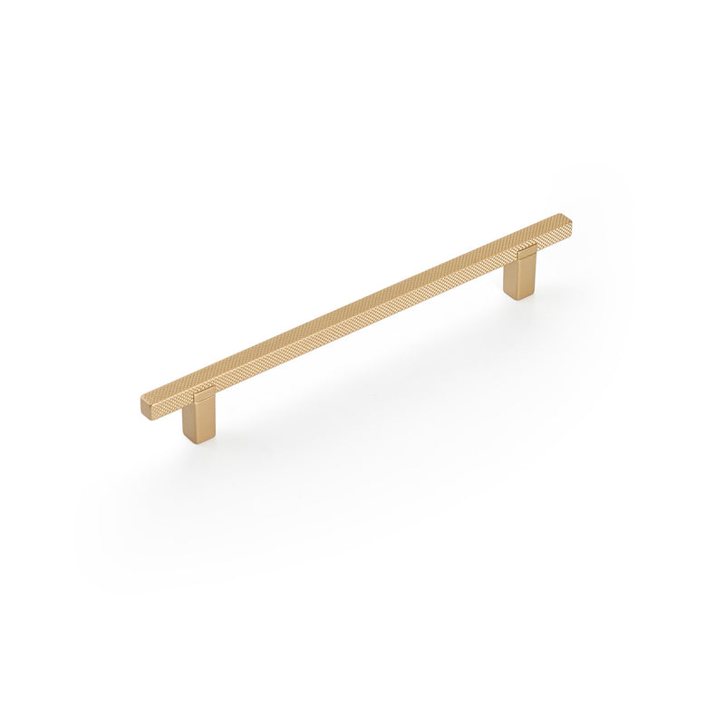 Schaub Quadrato, Pull, Signature Satin Brass, 160 mm cc