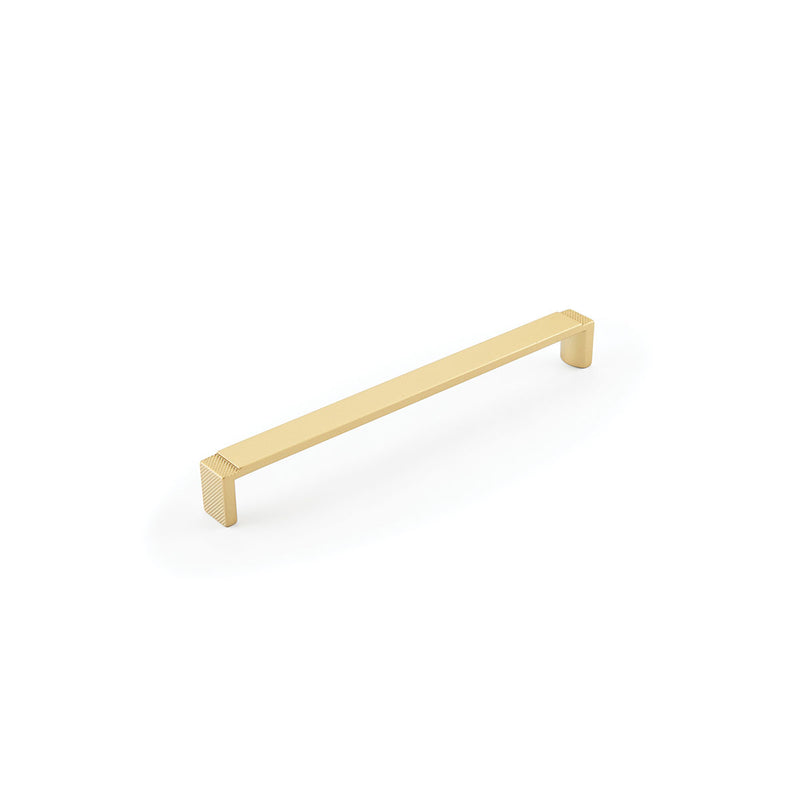 Schaub Quadrato, Wide Pull, Signature Satin Brass, 192 mm cc