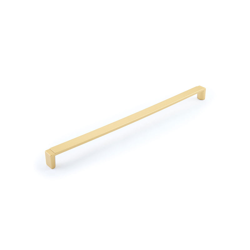 Schaub Quadrato, Wide Pull, Signature Satin Brass, 320 mm cc