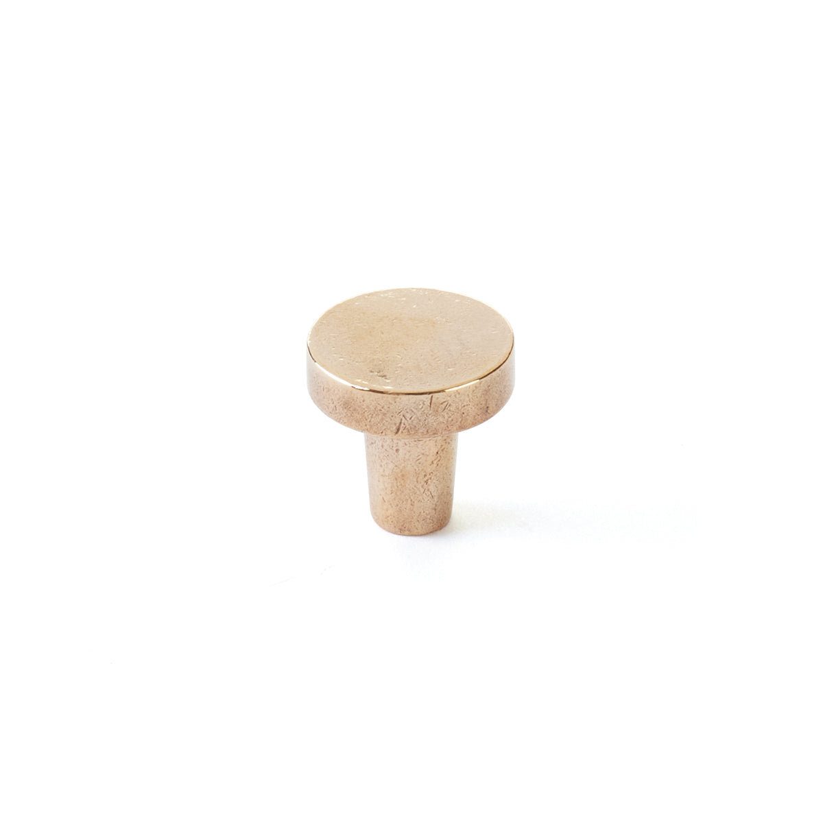 Schaub Turno, Round Knob, Natural Bronze, 1.25" dia