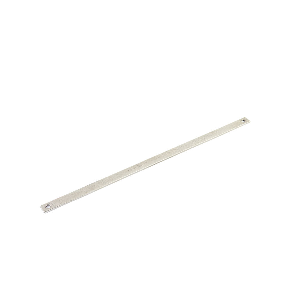 Schaub Vinci, Backplate for Pull, Polished White Bronze, 18" cc