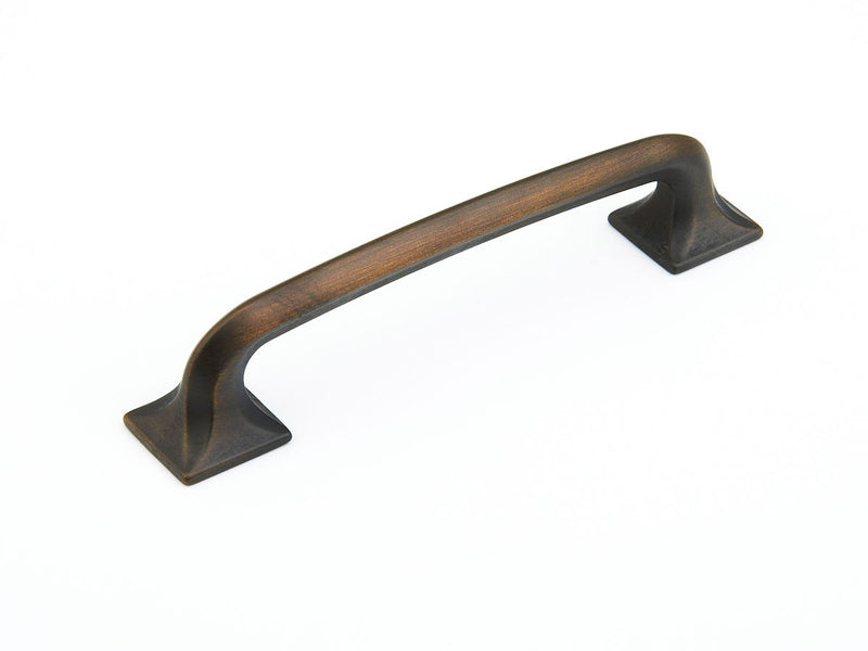 Schaub Northport, Pull with square bases, Ancient Bronze, 5" cc