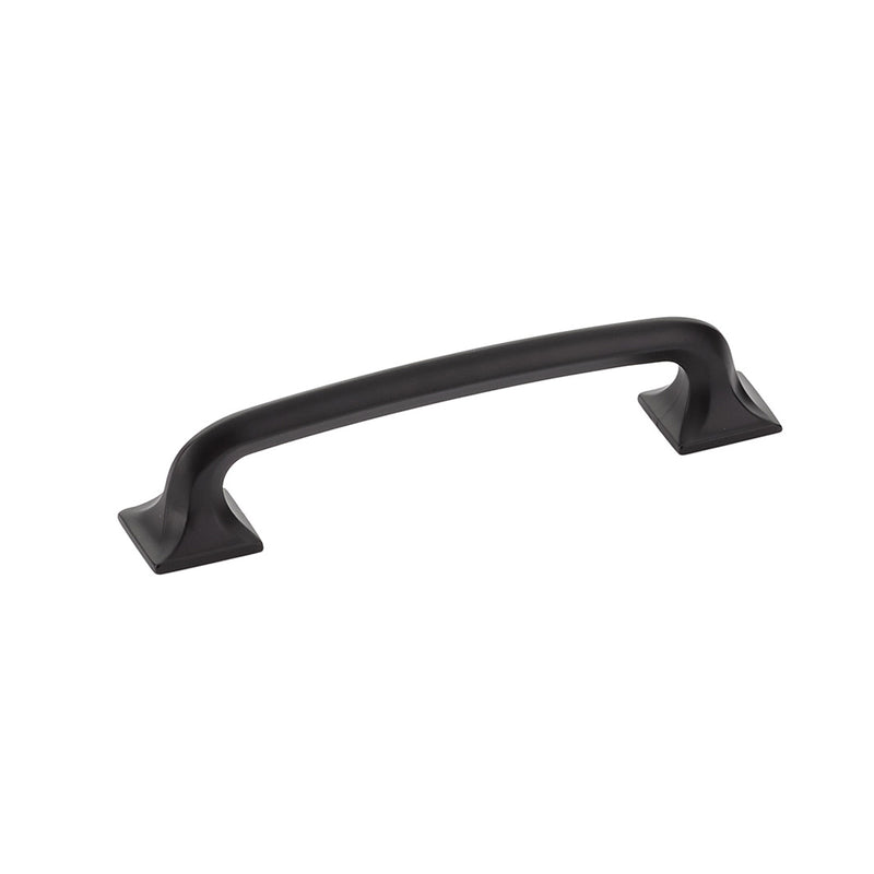 Schaub Northport, Pull with square bases, Matte Black, 5" cc