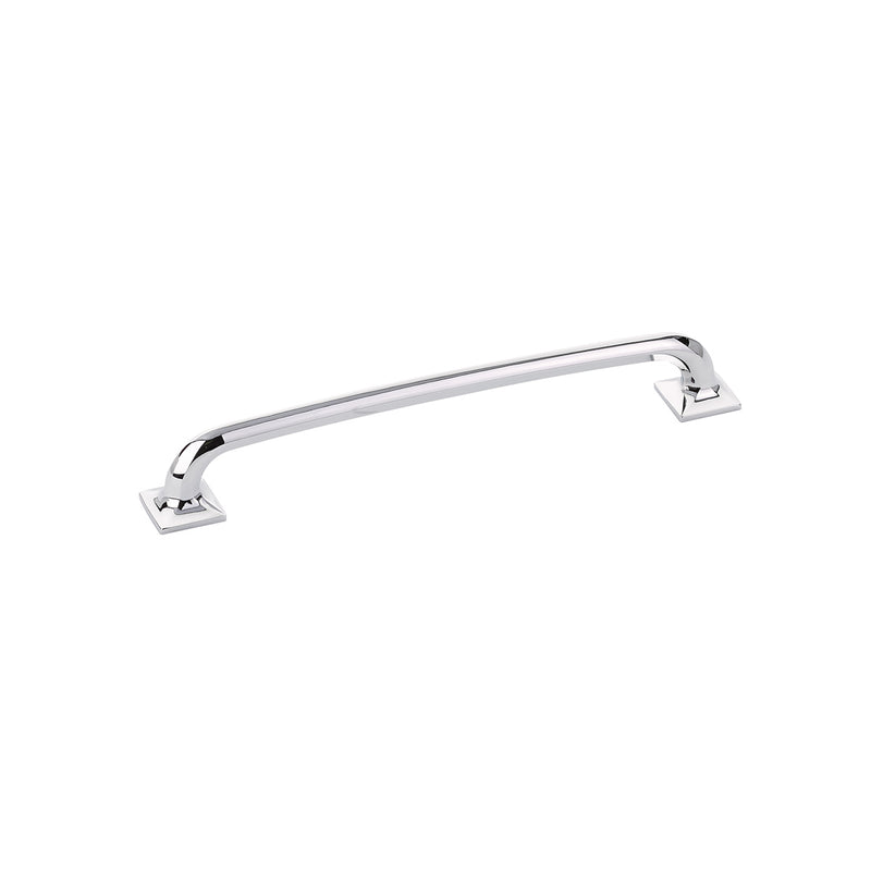 Schaub Northport, Pull with square bases, Polished Chrome, 8" cc