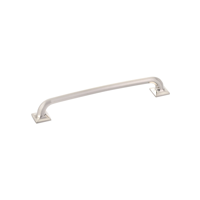 Schaub Northport, Pull with square bases, Brushed Nickel, 8" cc