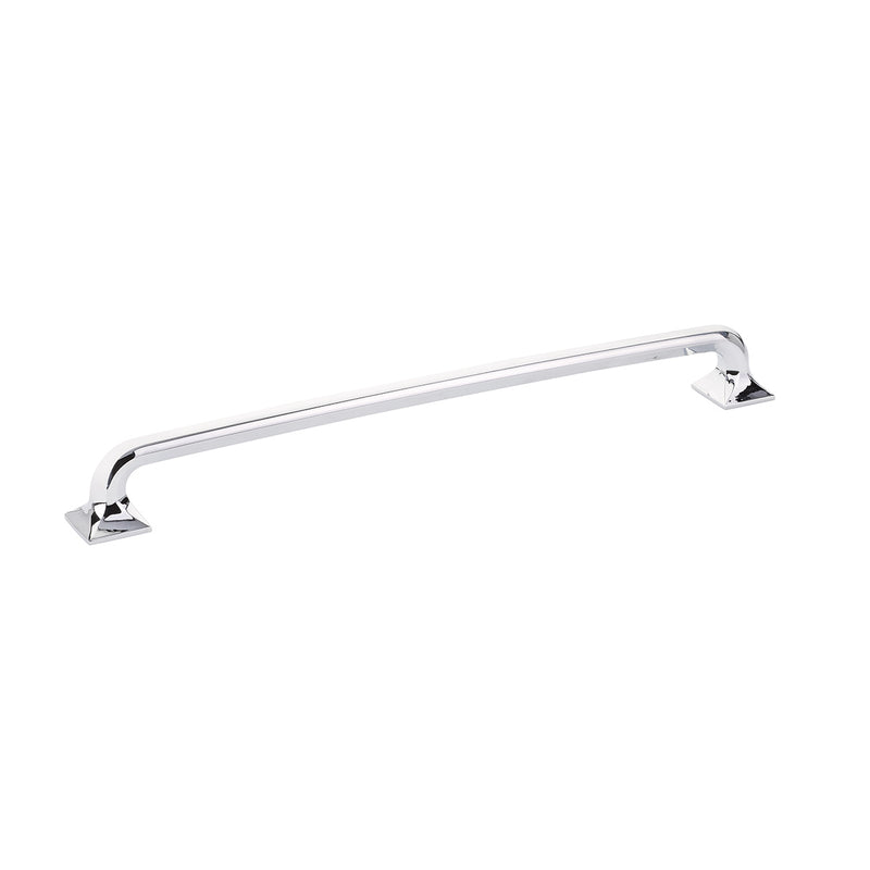 Schaub Northport, Appliance Pull with square bases, Polished Chrome, 15" cc