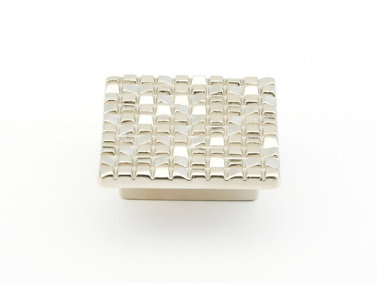 Schaub Mosaic, Knob, Satin Nickel, 1-7/8" dia