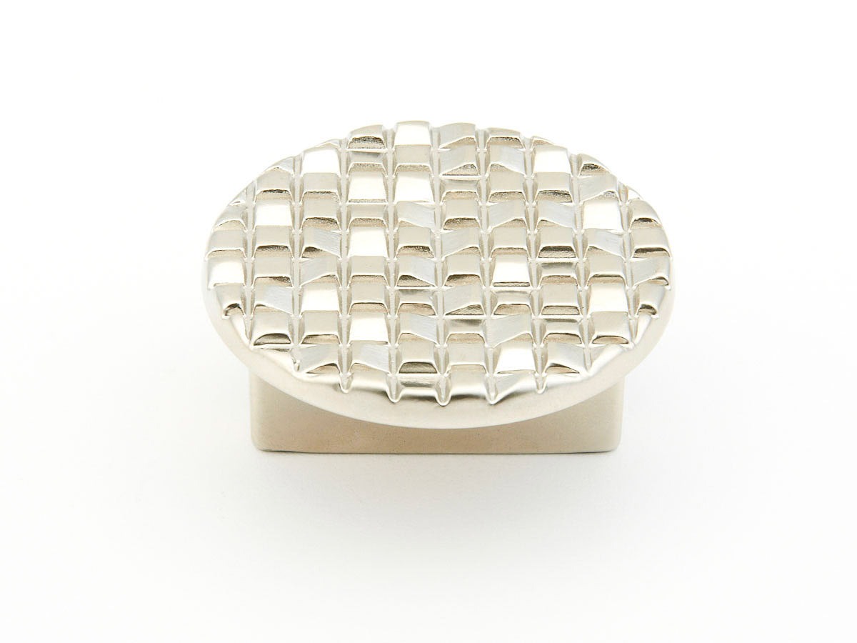 Schaub Mosaic, Knob, Satin Nickel, 2" dia