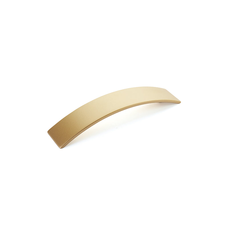 Schaub Armadio, Pull, Arched, Signature Satin Brass, 128 mm cc