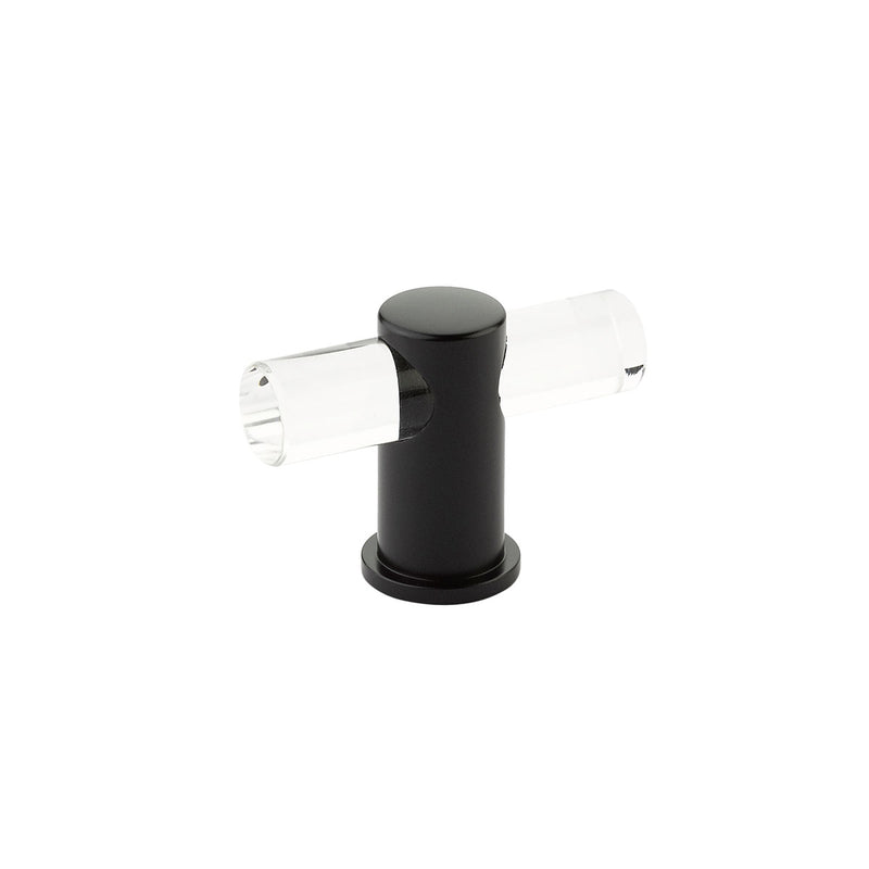 Schaub Lumiere, adjustable, acrylic T-knob with Matte Black stem