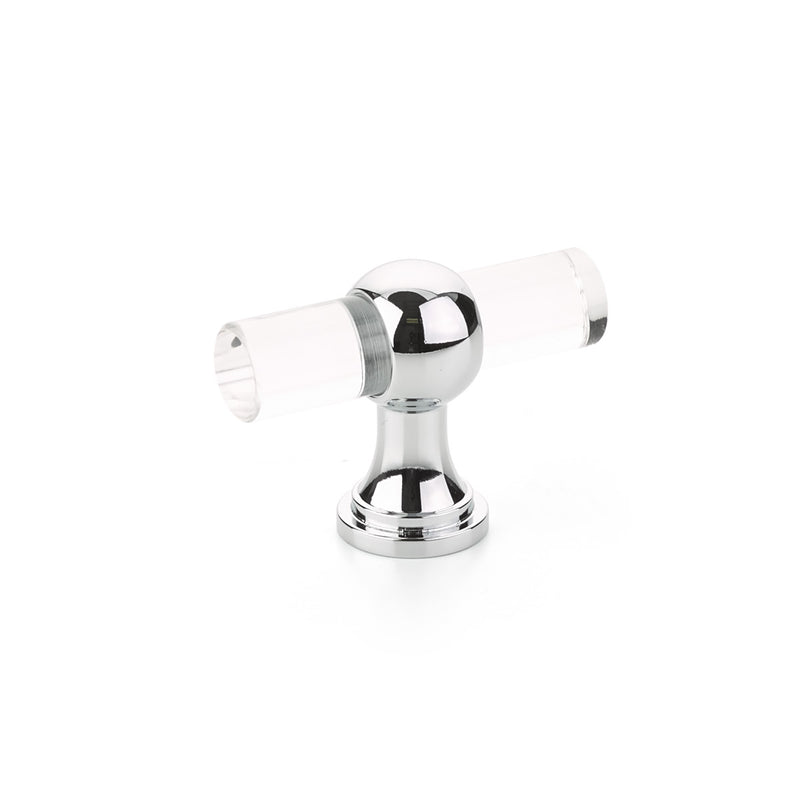 Schaub Lumiere Transitional, Acrylic T-knob with Polished Chrome stem