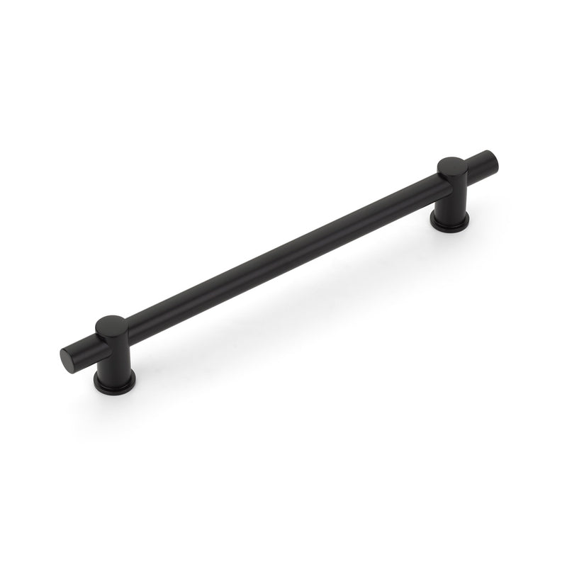 Schaub Fonce', Bar Pull, 8" cc with Matte Black bar and Matte Black stems