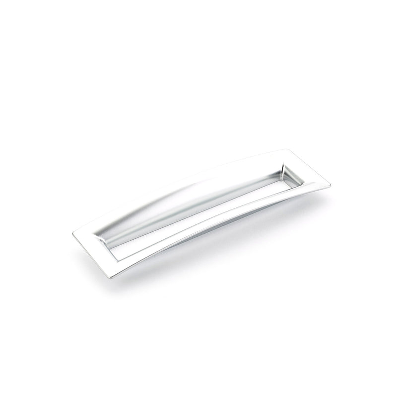 Schaub Finestrino, Flared Rectangle Pull, Matte Chrome, 160 mm cc