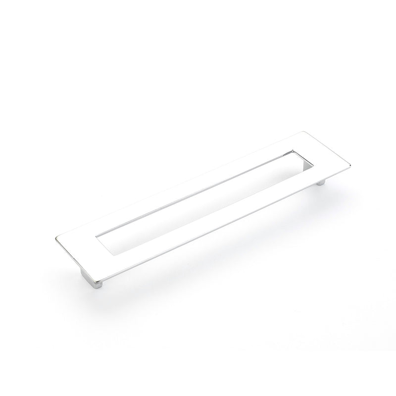 Schaub Finestrino, Flat Rectangle Pull, Polished Chrome, 192 mm cc