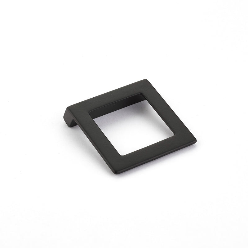 Schaub Finestrino, Angled Square Pull, Matte Black, 32 mm cc