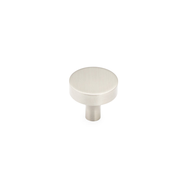 Schaub Haniburton, Round Knob, Satin Nickel