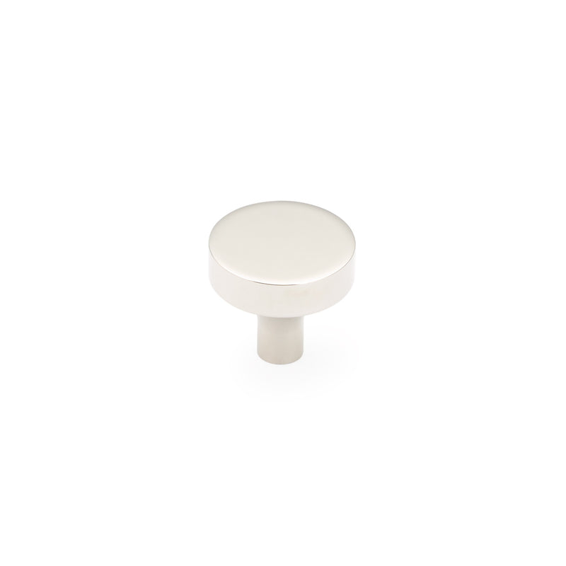 Schaub Haniburton, Round Knob, Polished Nickel