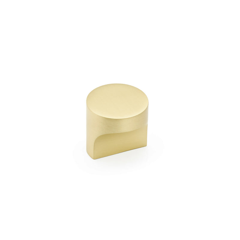 Schaub Haniburton, Round T-Knob, Satin Brass