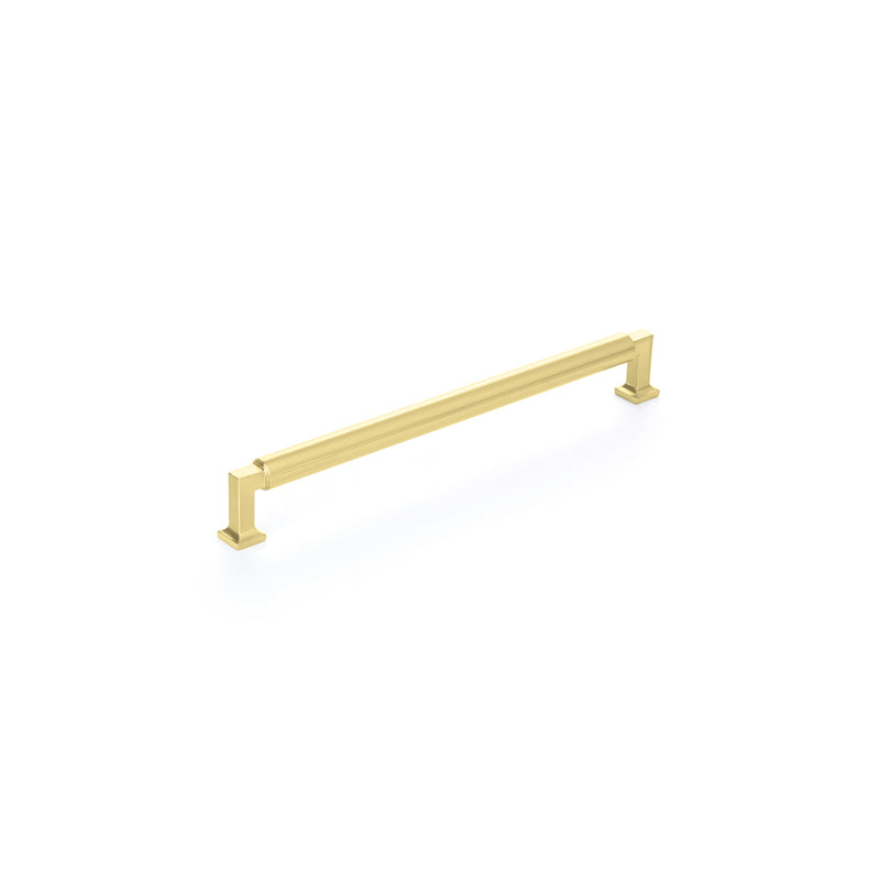 Schaub Haniburton, Pull, 10" cc, Satin Brass