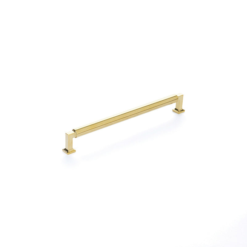 Schaub Haniburton, Pull, 10" cc, Unlacquered Brass