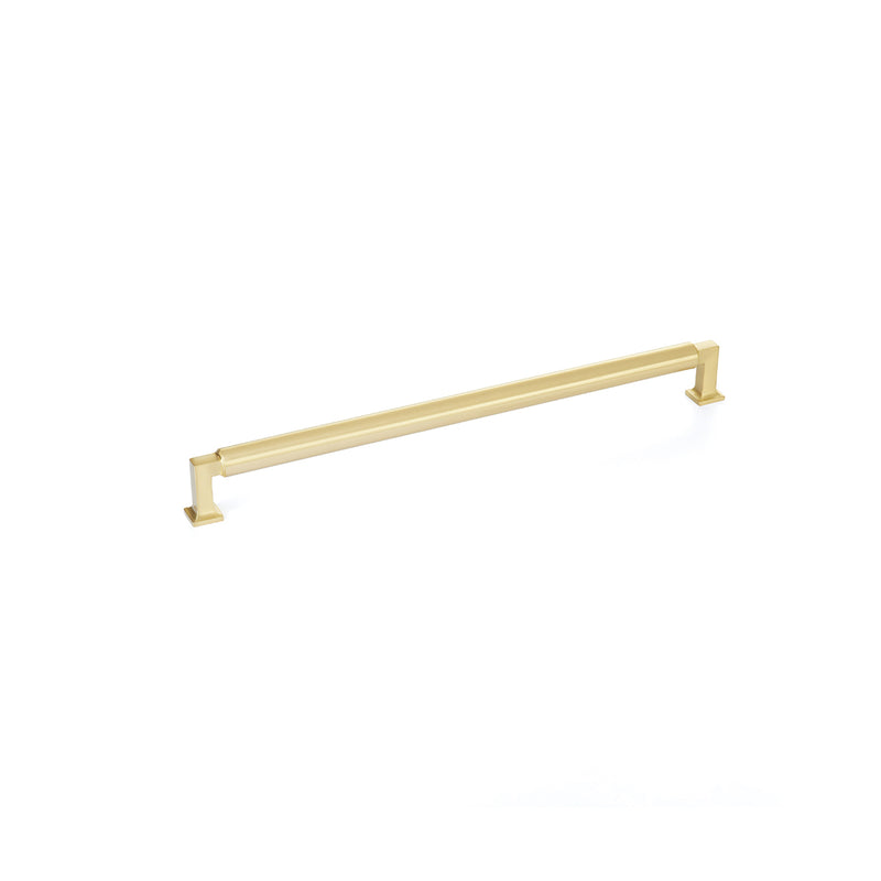 Schaub Haniburton, Pull, 12" cc, Satin Brass