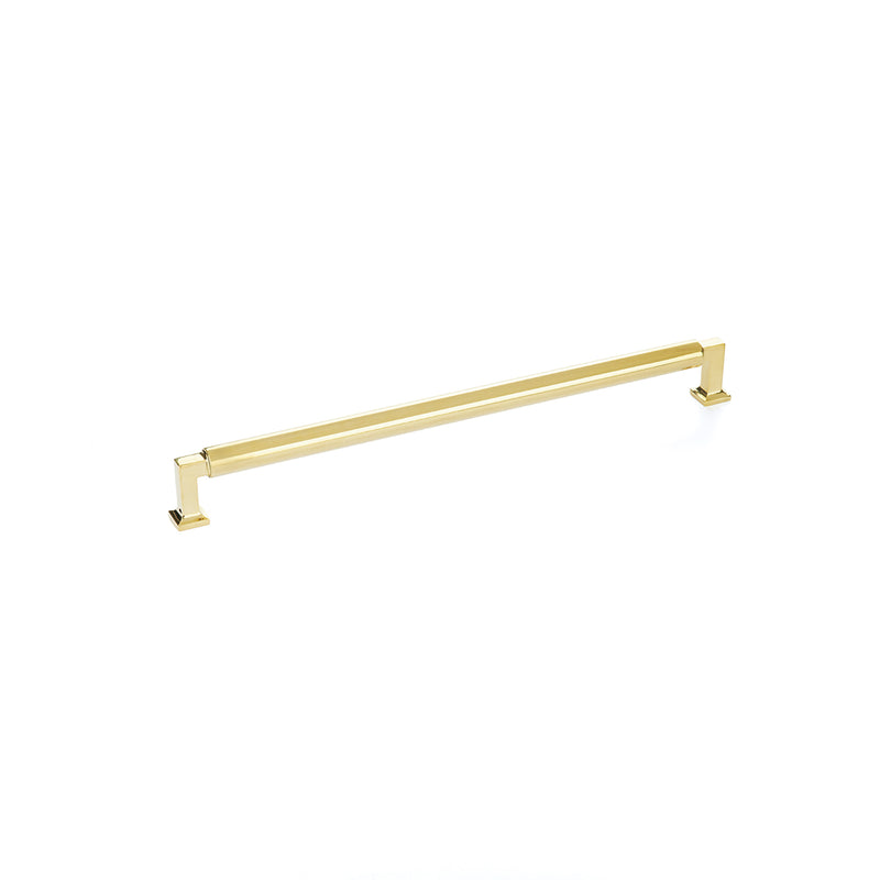 Schaub Haniburton, Pull, 12" cc, Unlacquered Brass