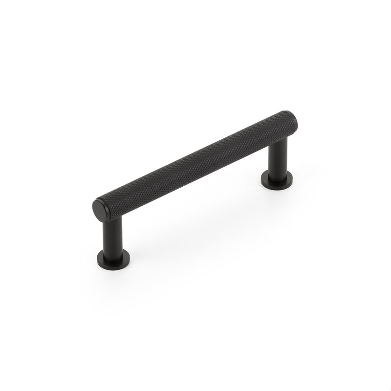 Schaub Pub House, Pull, Knurled, Matte Black, 3-1/2" cc