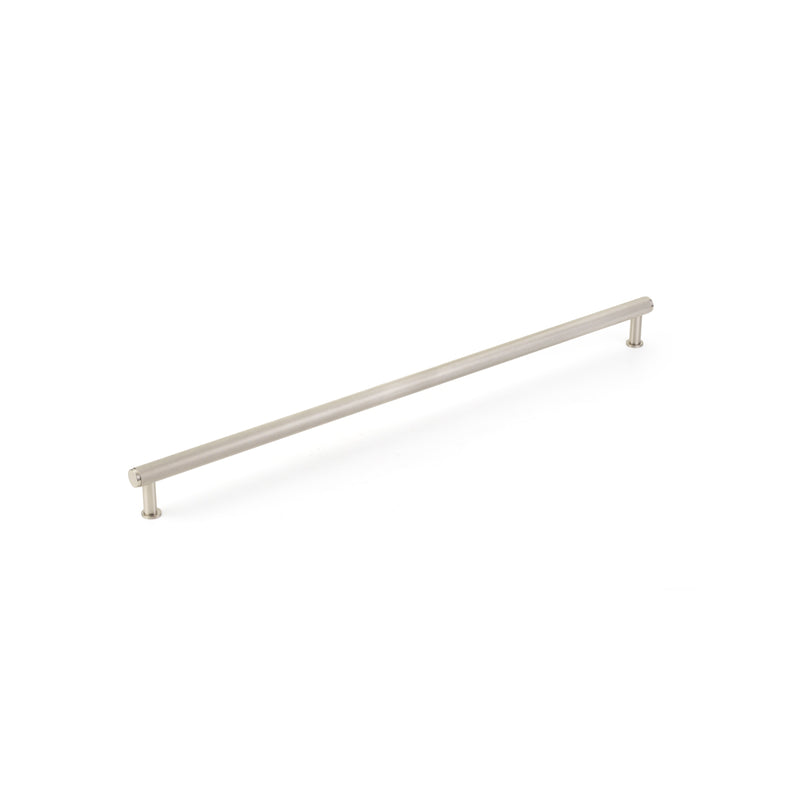 Schaub Pub House, Appliance Pull, Knurled, Brushed Nickel, 24" cc